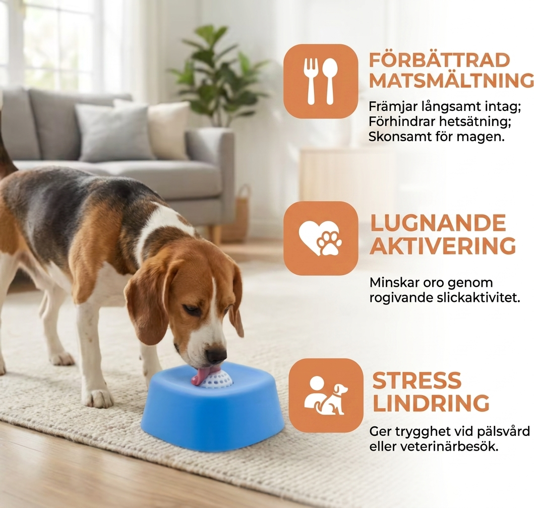 CalmBowl™ – Anti-Stresskål för hundar